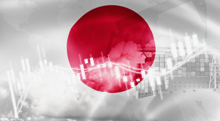 analyse technique chandelier japonais - chandelier japonais - illustration drapeau