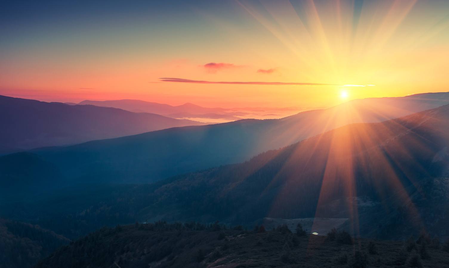 E mini S&P 500 - Future S&p 500 - illustration coucher de soleil E mini S&P 500 - Future S&p 500 - illustration coucher de soleil