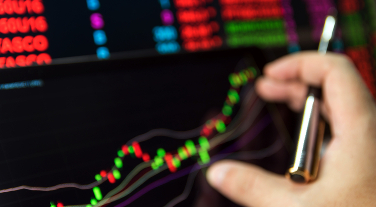 margin trading - trading sur marge - illustration écran de trading margin trading - trading sur marge - illustration écran de trading