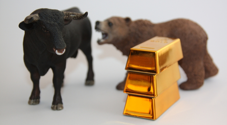 prix de l'or illustration figurines ours et taureau prix de l'or illustration figurines ours et taureau