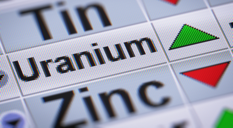 uranium trading illustration cours de l'action