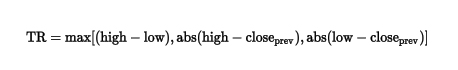 Formule - Average Tru Range Indicator