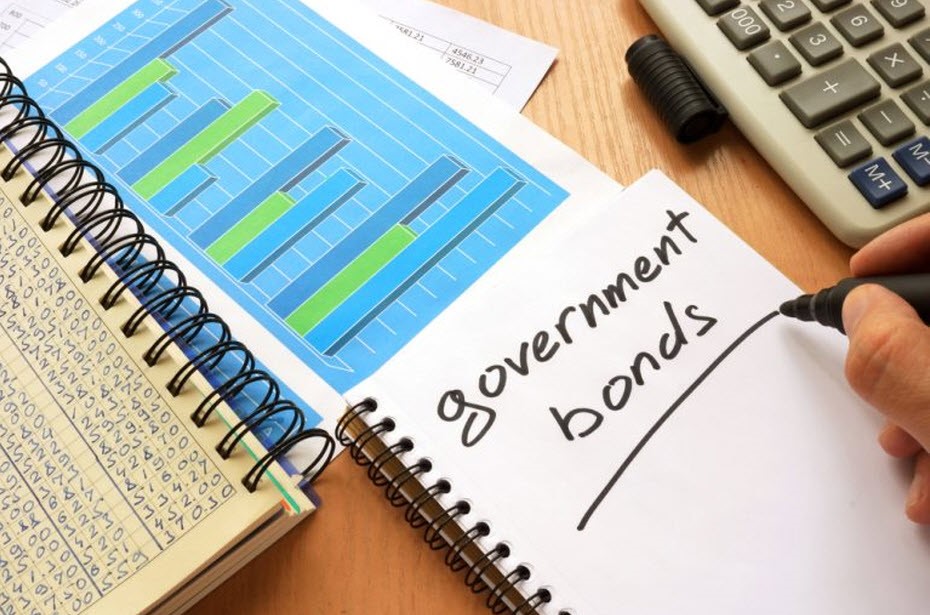 Investir dans les obligations - obligation en bourse - illustration government bonds