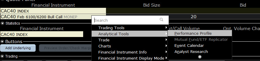 spread vertical - call spread - put spread - profil de performance