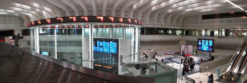 marché boursier - marché des actions - illustration tokyo stock exchange
