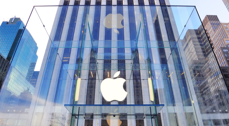 cours de l'action apple - apple coronavirus - illustration apple store ny