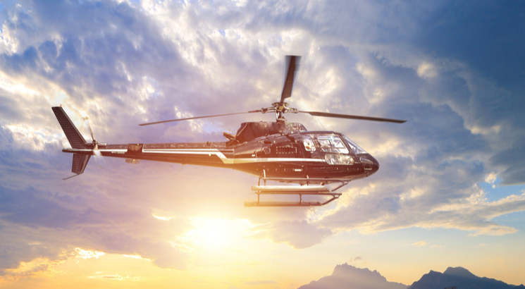 monnaie hélicoptère - hélicoptère monétaire - illustration hélicoptère ciel