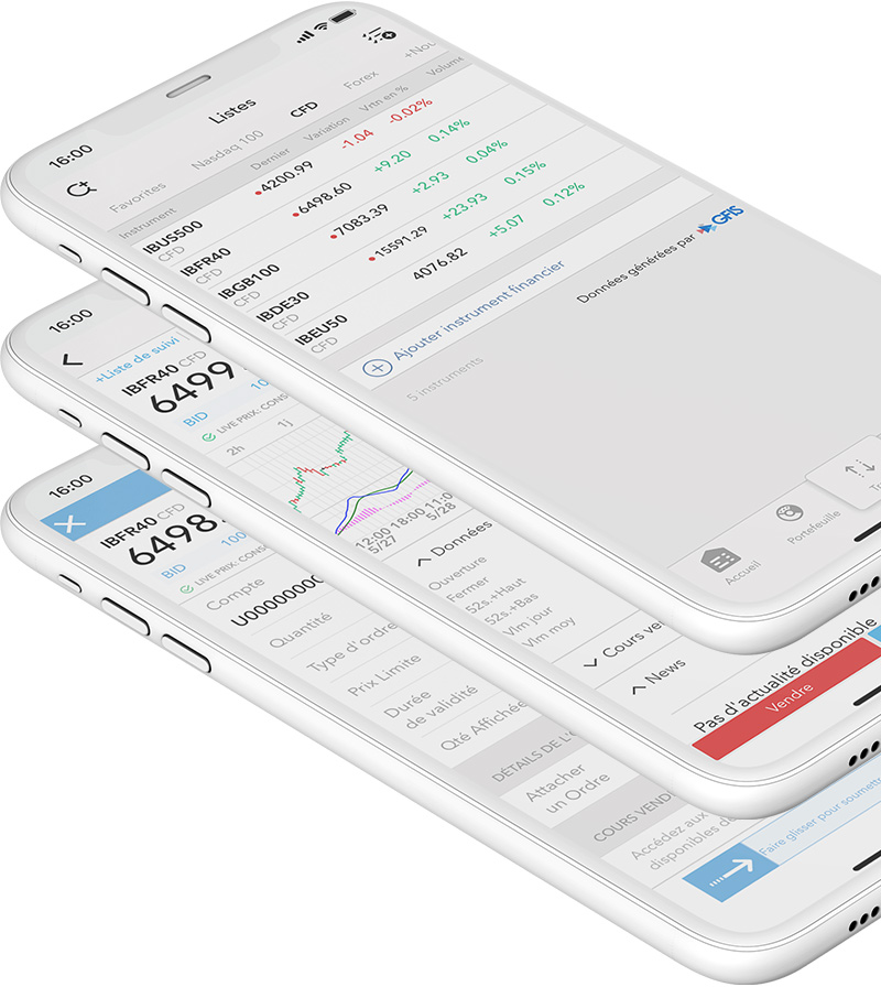 Application de trading dédiée aux CFD