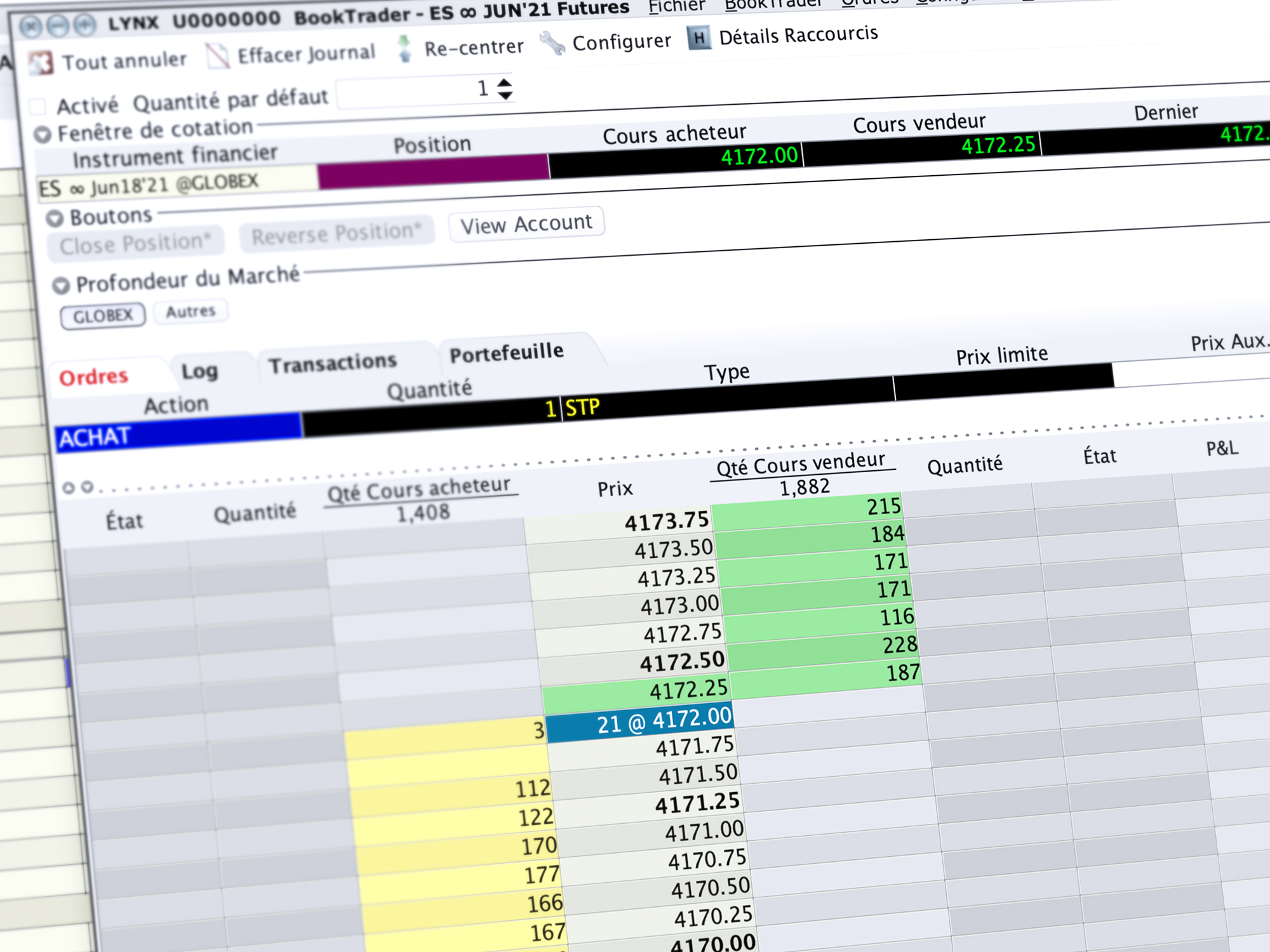 BookTrader : création et envoi d'odres rapides