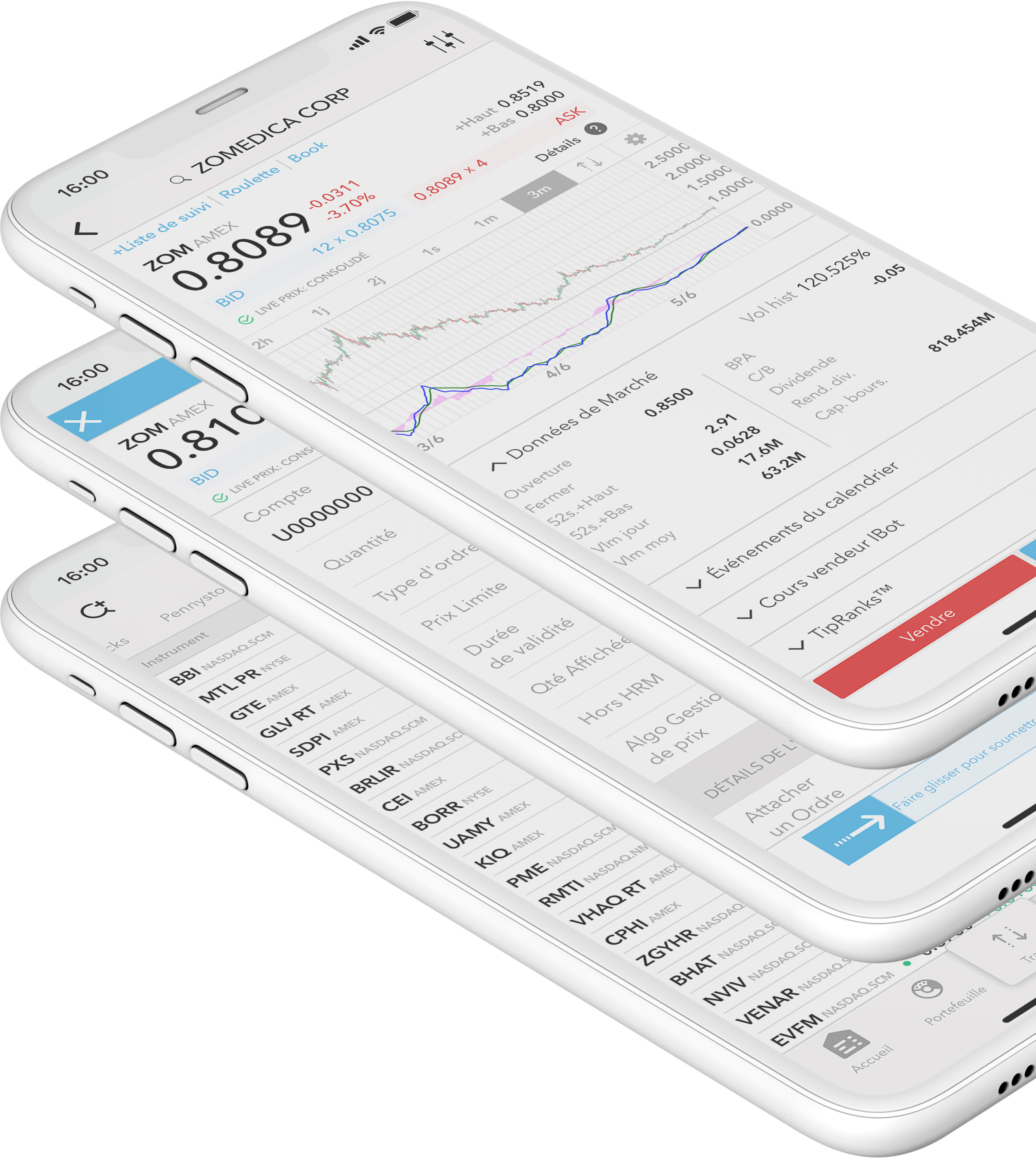 L'application de trading pour penny stocks