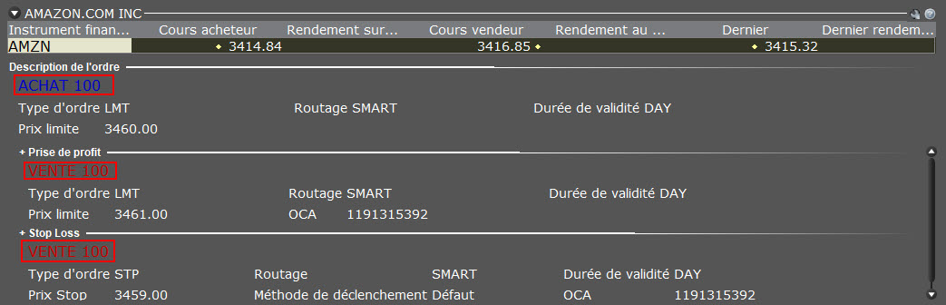 ordre bourse - ordre trading - fenêtre de confirmation de l'ordre