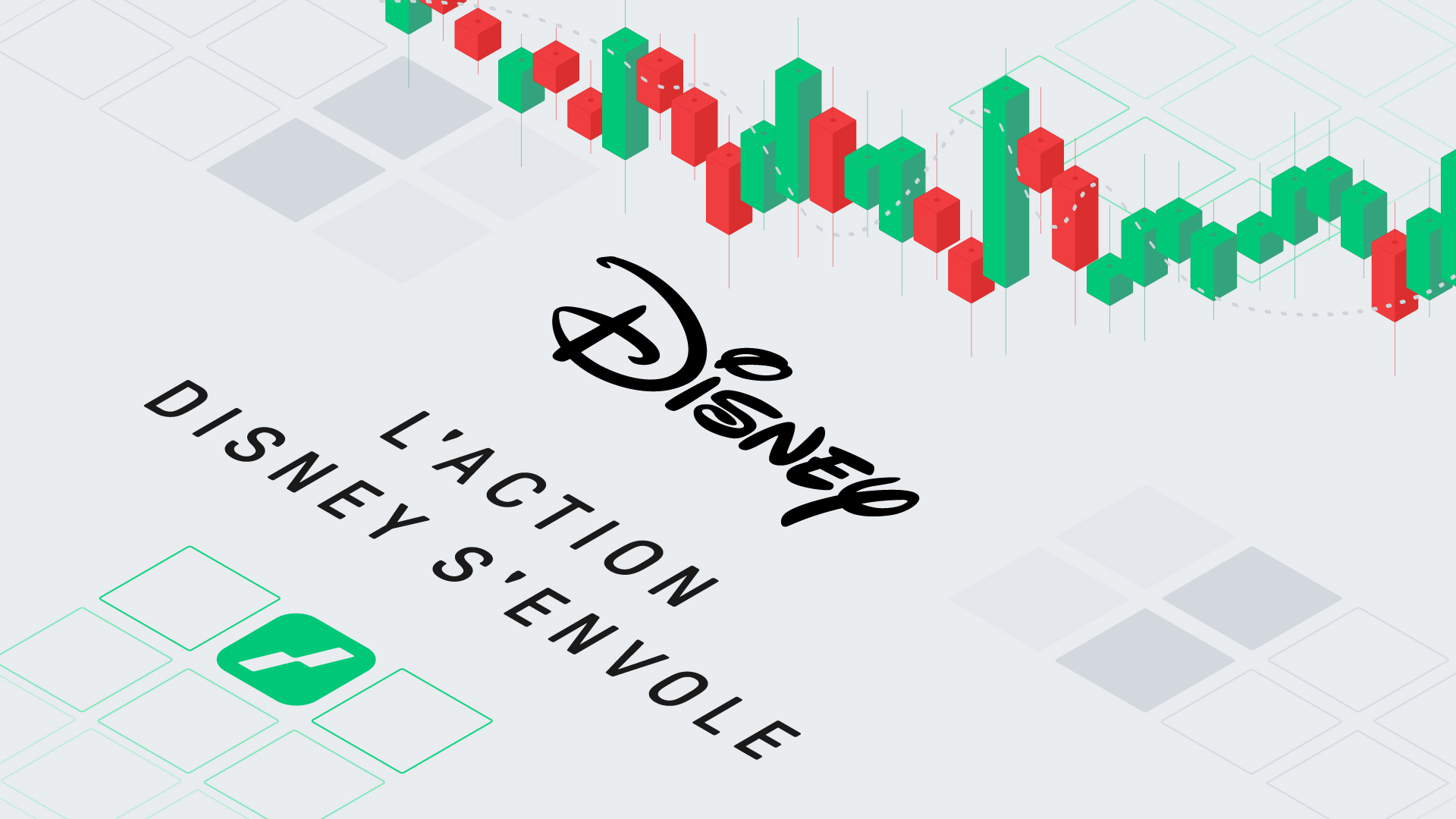 cours de l'action disney - acheter action disney - illustration logo disney et graphique