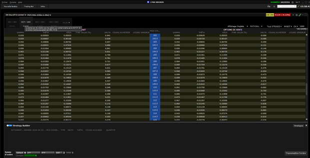 future option - futures options - options sur future indice dollar