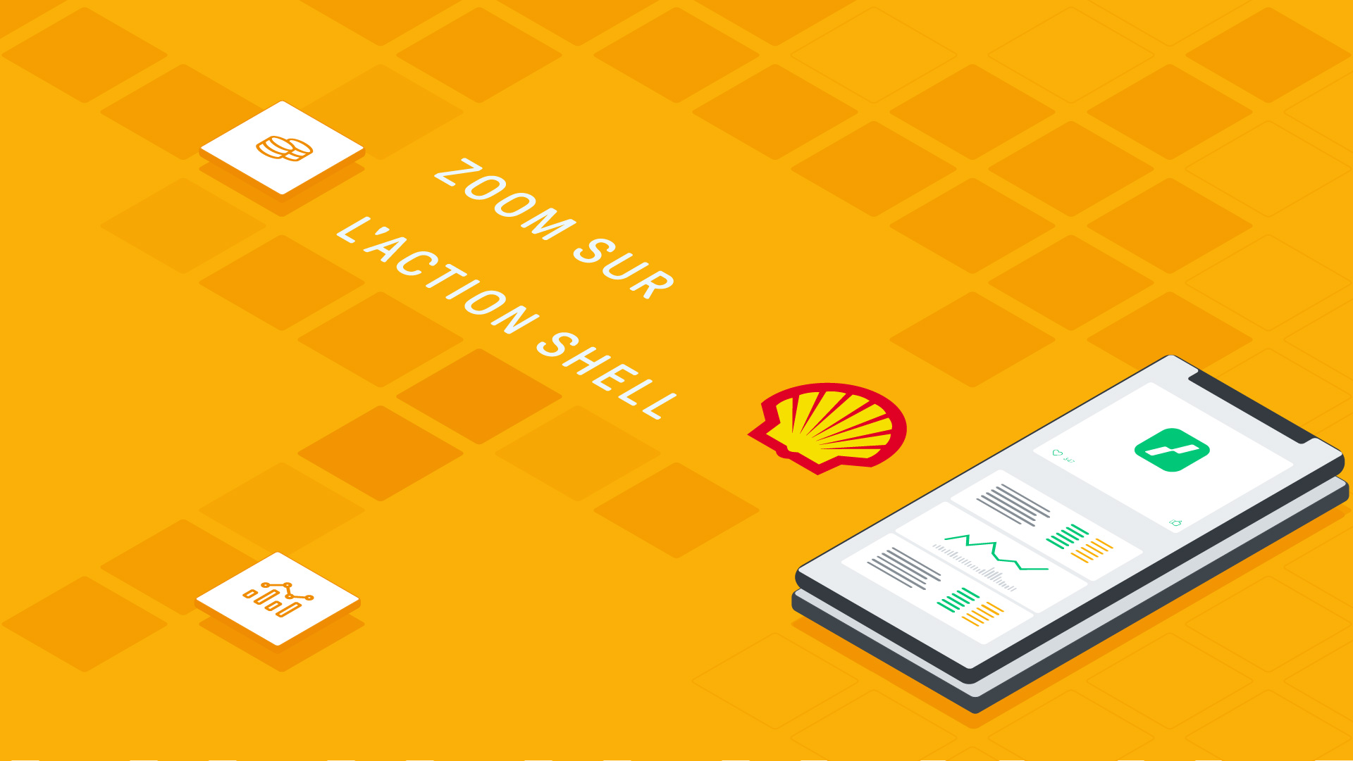 cours action shell - shell cours de l'action - illustration logo shell application trading