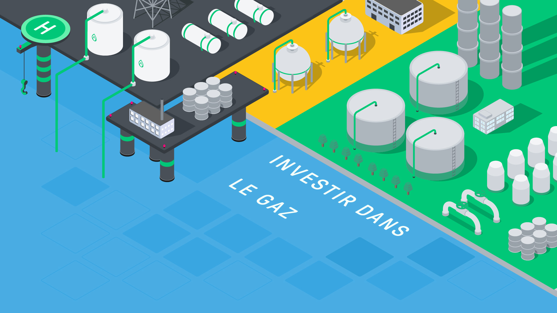 prix du gaz - cours du gaz naturel - cours du gaz - illustration investir dans le gaz