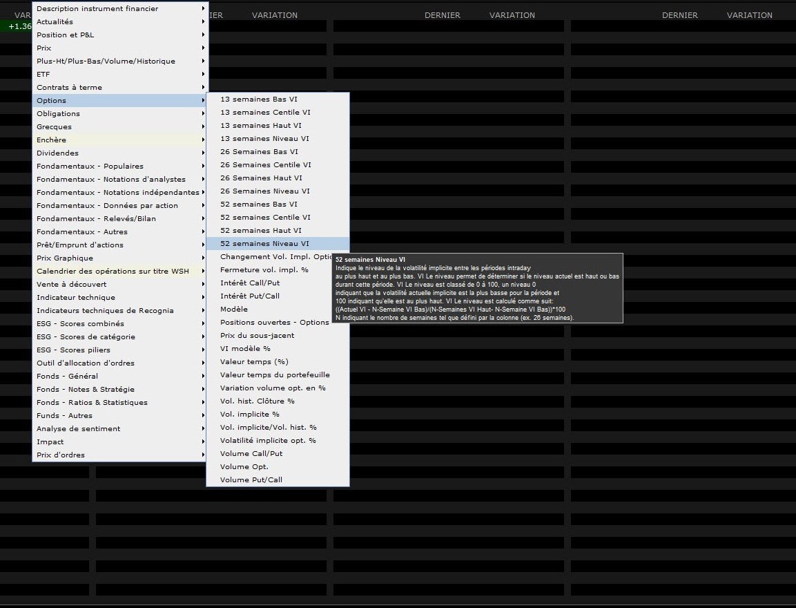 volatilité implicite graphique cac 40 volatilité historique